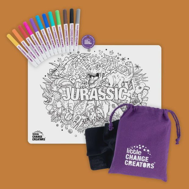 Re-FUN-able™ Colouring Set - JURASSIC