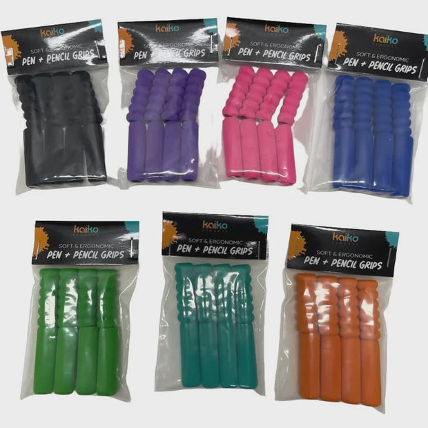 Pen & Pencil Grips By Kaiko - Black