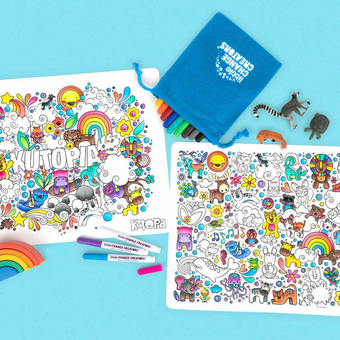 Re-FUN-able™ Colouring Set - KUTOPIA by Kasey Rainbow