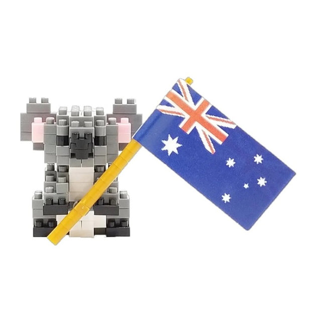 Koala with Flag - Sensory Kingdom