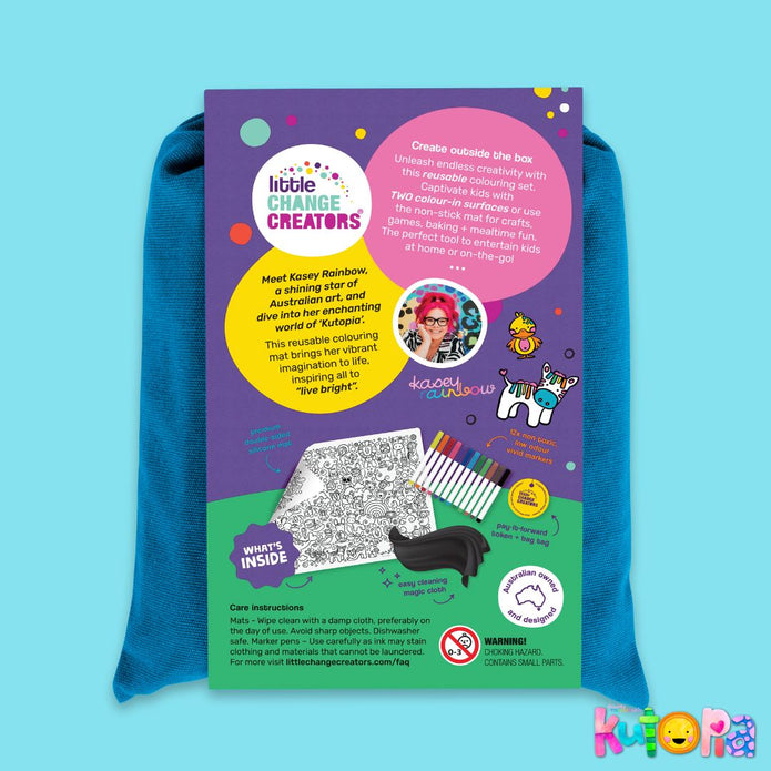Re-FUN-able™ Colouring Set - KUTOPIA by Kasey Rainbow