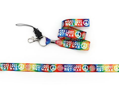 LANYARDS – MAKE LOVE NOT WAR