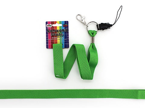 LANYARDS – PLAIN GREEN COLOUR