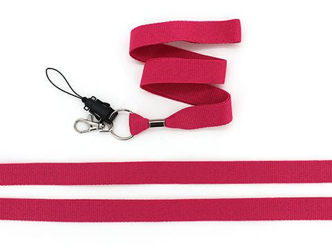 LANYARDS – PLAIN MID PINK COLOUR