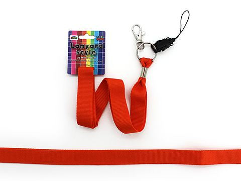 LANYARDS – PLAIN ORANGE COLOUR