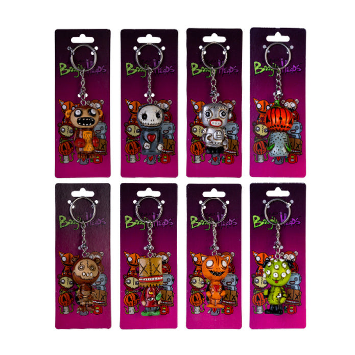 Gus Fink Boogily Heads Keychains - Sensory Kingdom