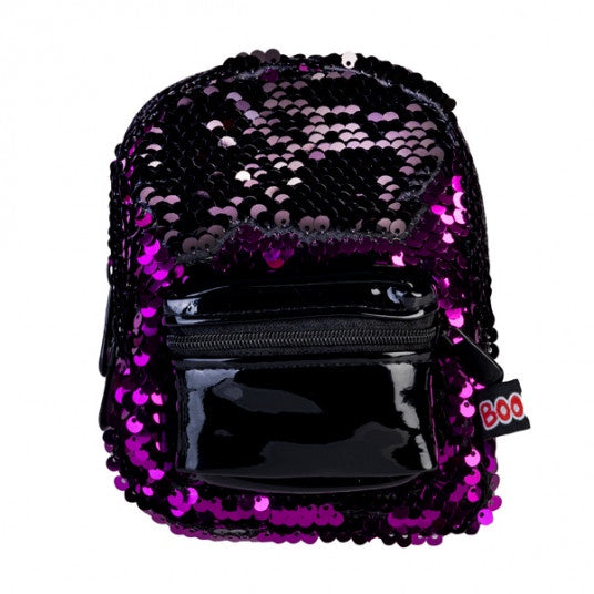 BooBoo Backpack Mini - Purple Sequins