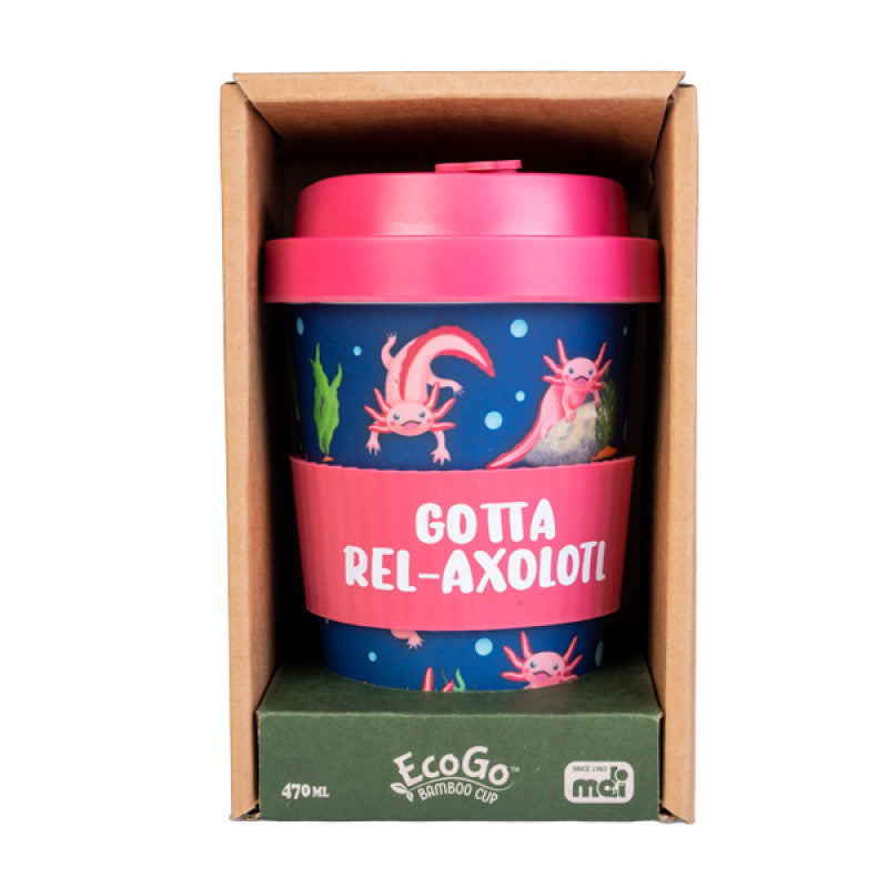 Eco-to-Go Bamboo Cup - Axolotl