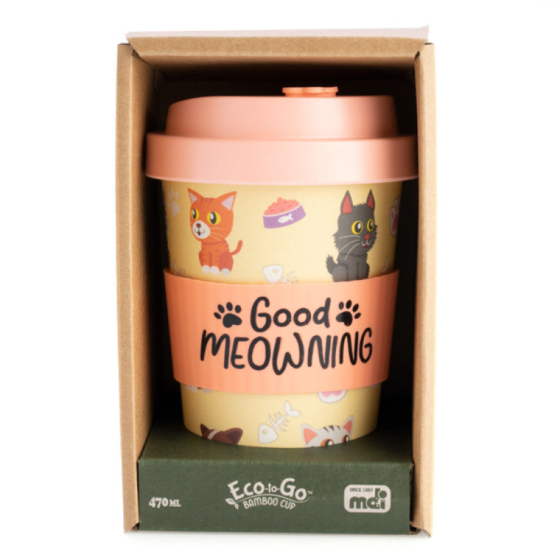 Eco-to-Go Bamboo Cup - Cat
