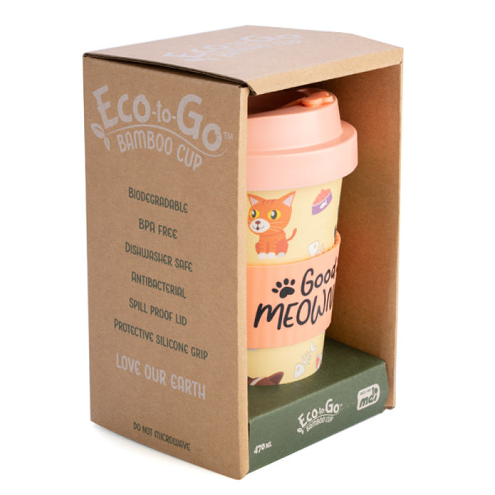 Eco-to-Go Bamboo Cup - Cat