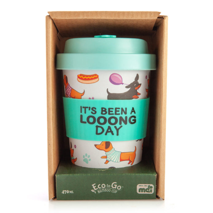 Eco-to-Go Bamboo Cup - Dachshund