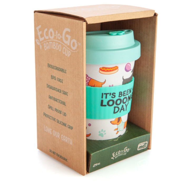 Eco-to-Go Bamboo Cup - Dachshund