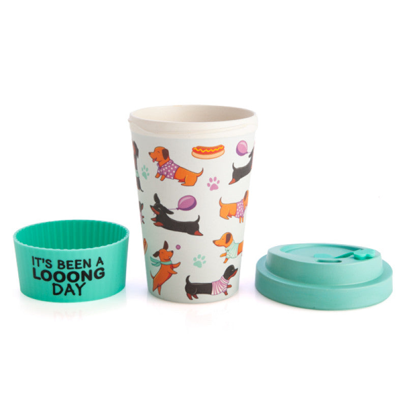 Eco-to-Go Bamboo Cup - Dachshund
