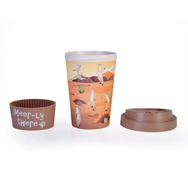 Eco-to-Go Bamboo Cup - Meerkat