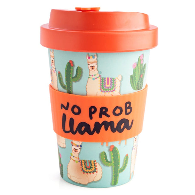 Eco-to-Go Bamboo Cup - Llama
