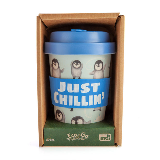 Eco-to-Go Bamboo Cup - Penguin