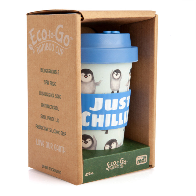 Eco-to-Go Bamboo Cup - Penguin