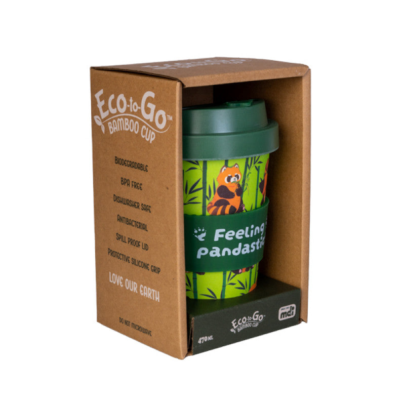 Eco-to-Go Bamboo Cup - Red Panda