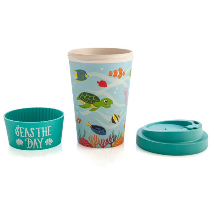 Eco-to-Go Bamboo Cup - Sea Animal