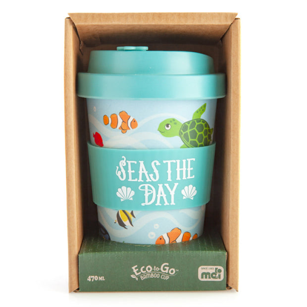 Eco-to-Go Bamboo Cup - Sea Animal
