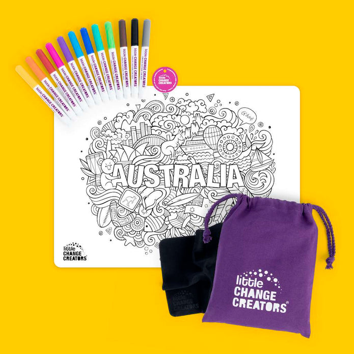Re-FUN-able™ Colouring Set - AUSTRALIA