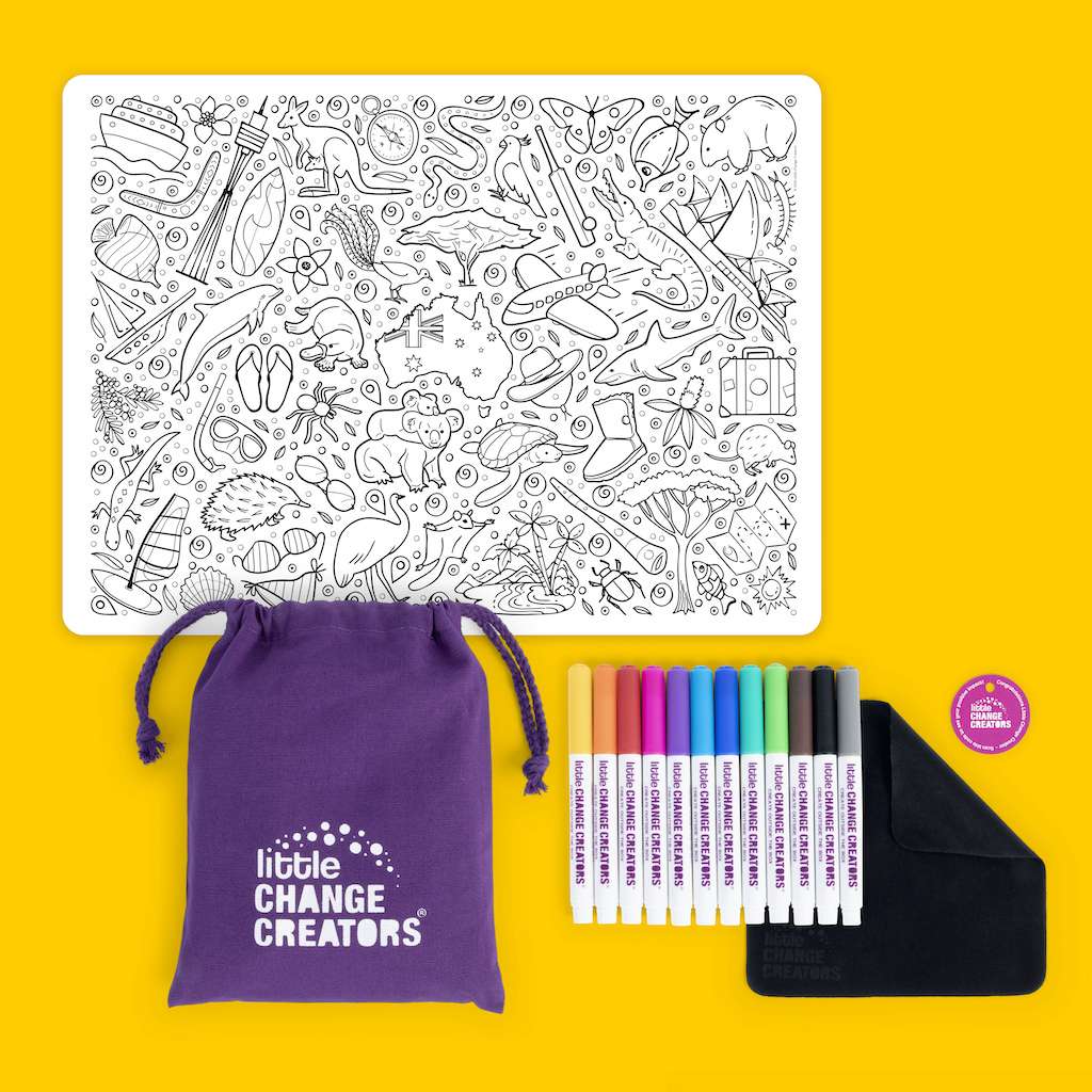Re-FUN-able™ Colouring Set - AUSTRALIA