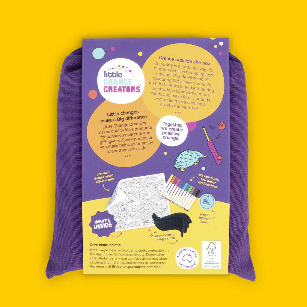 Re-FUN-able™ Colouring Set - AUSTRALIA
