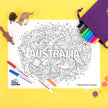 Re-FUN-able™ Colouring Set - AUSTRALIA