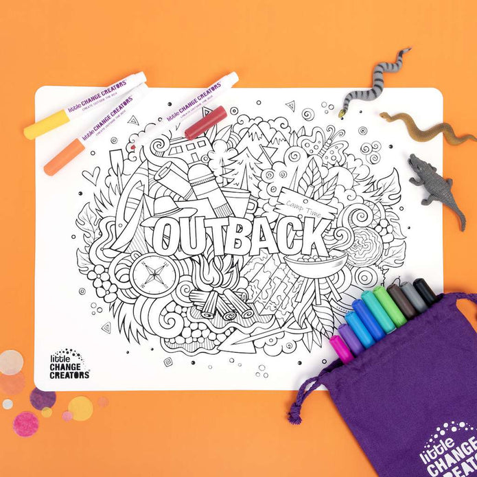 Re-FUN-able™ Colouring Set - OUTBACK