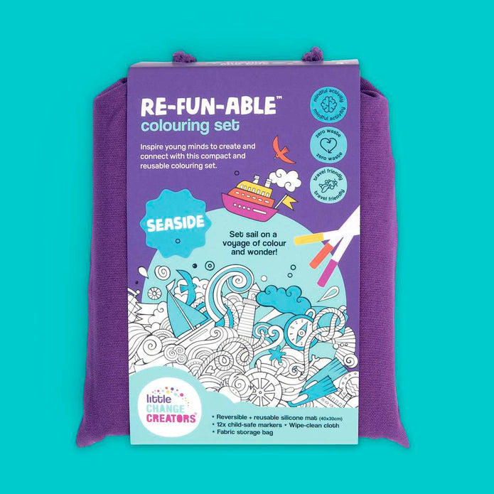 Re-FUN-able™ Colouring Set - SEASIDE