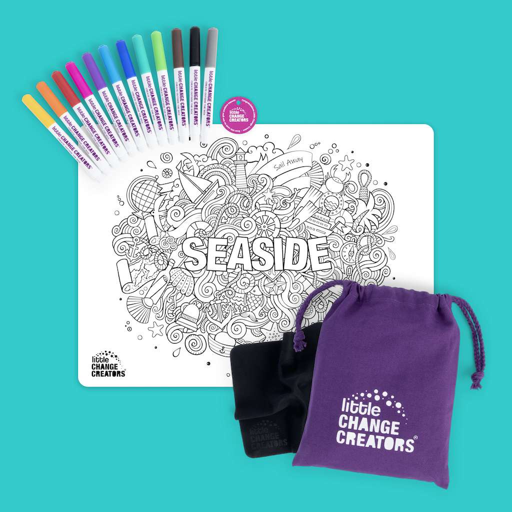 Re-FUN-able™ Colouring Set - SEASIDE