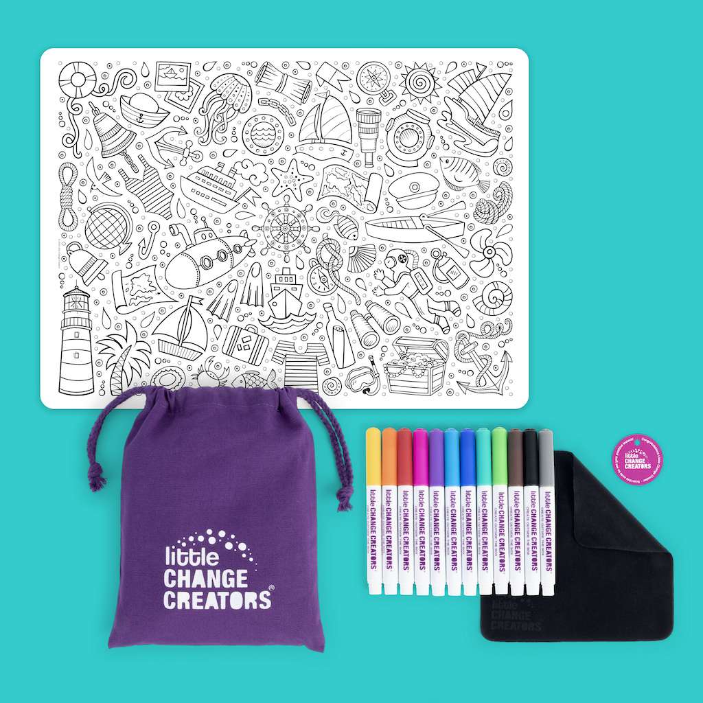 Re-FUN-able™ Colouring Set - SEASIDE