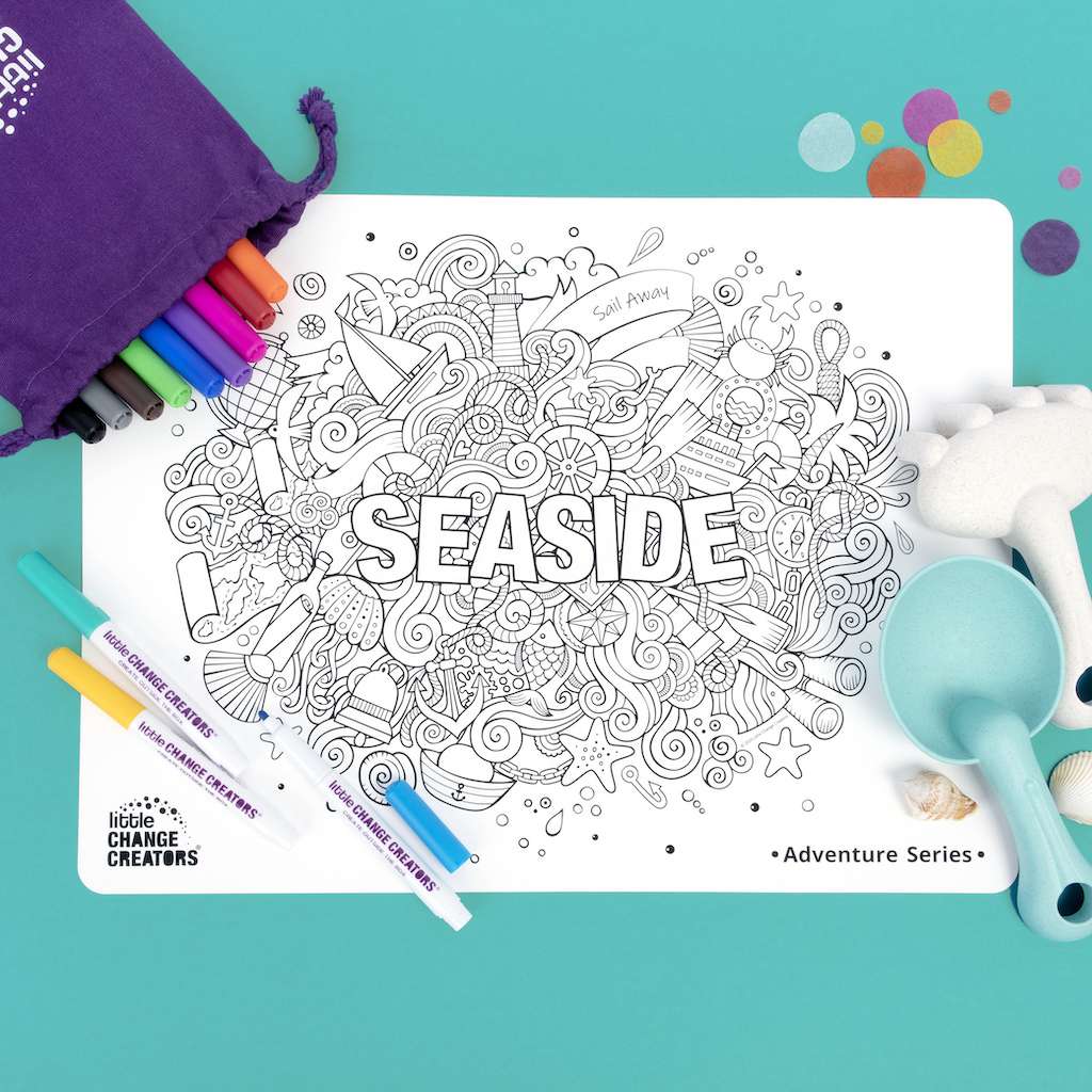 Re-FUN-able™ Colouring Set - SEASIDE