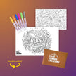 Pocket Reusable Colouring In Set - ROAR!