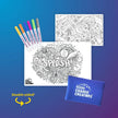 Pocket Reusable Colouring In Set - SPLASH!