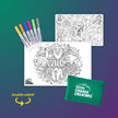 Pocket Reusable Colouring In Set - WILD!