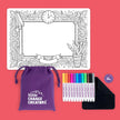 Re-FUN-able™ Silicone Drawing Mat - IMAGINATION