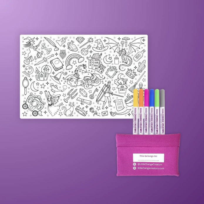 Pocket Reusable Colouring In Set - MAGIC!