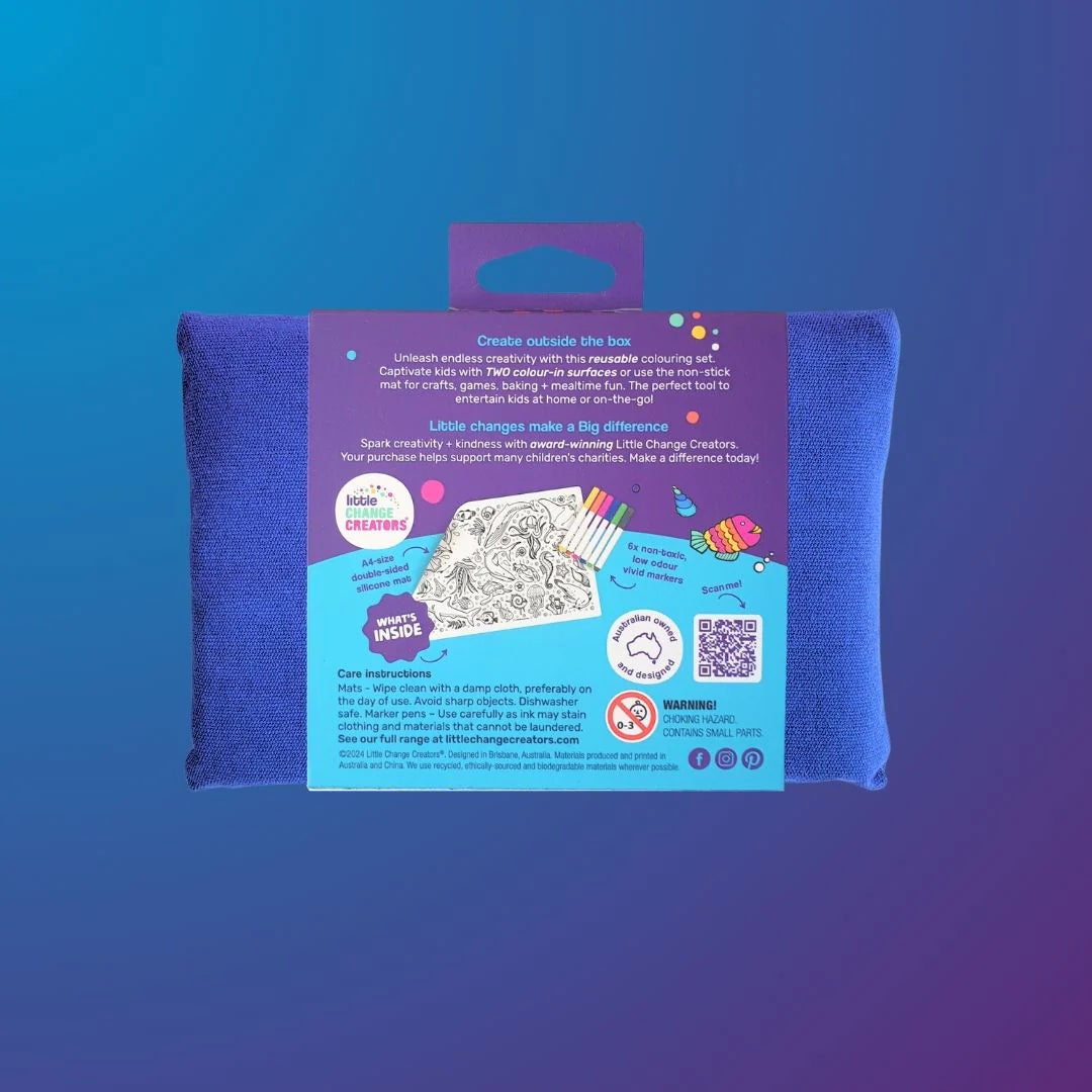 Pocket Reusable Colouring In Set - SPLASH!