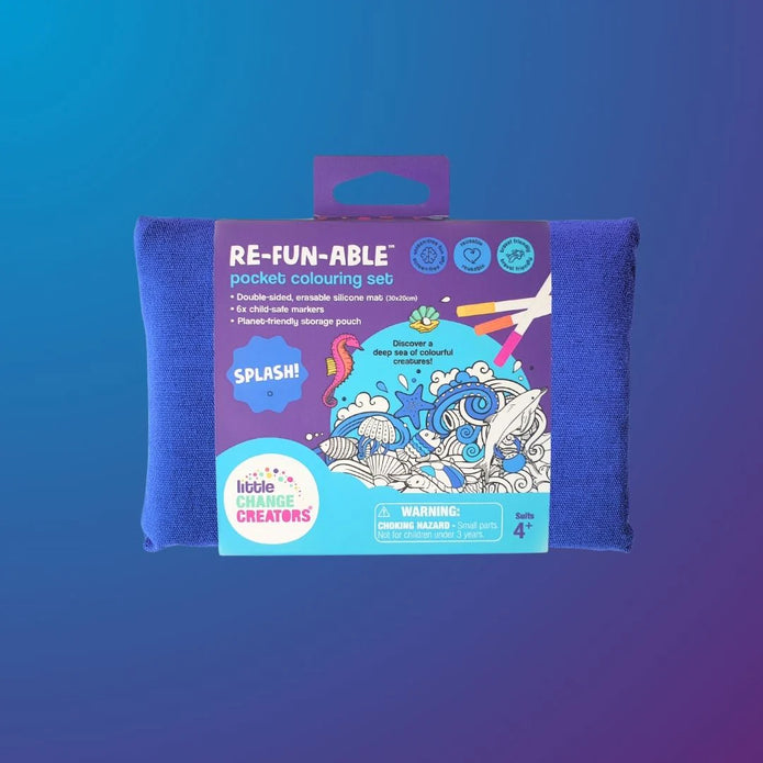 Pocket Reusable Colouring In Set - SPLASH!