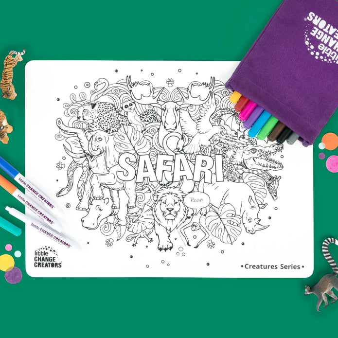 Re-FUN-able™ Colouring Set - SAFARI