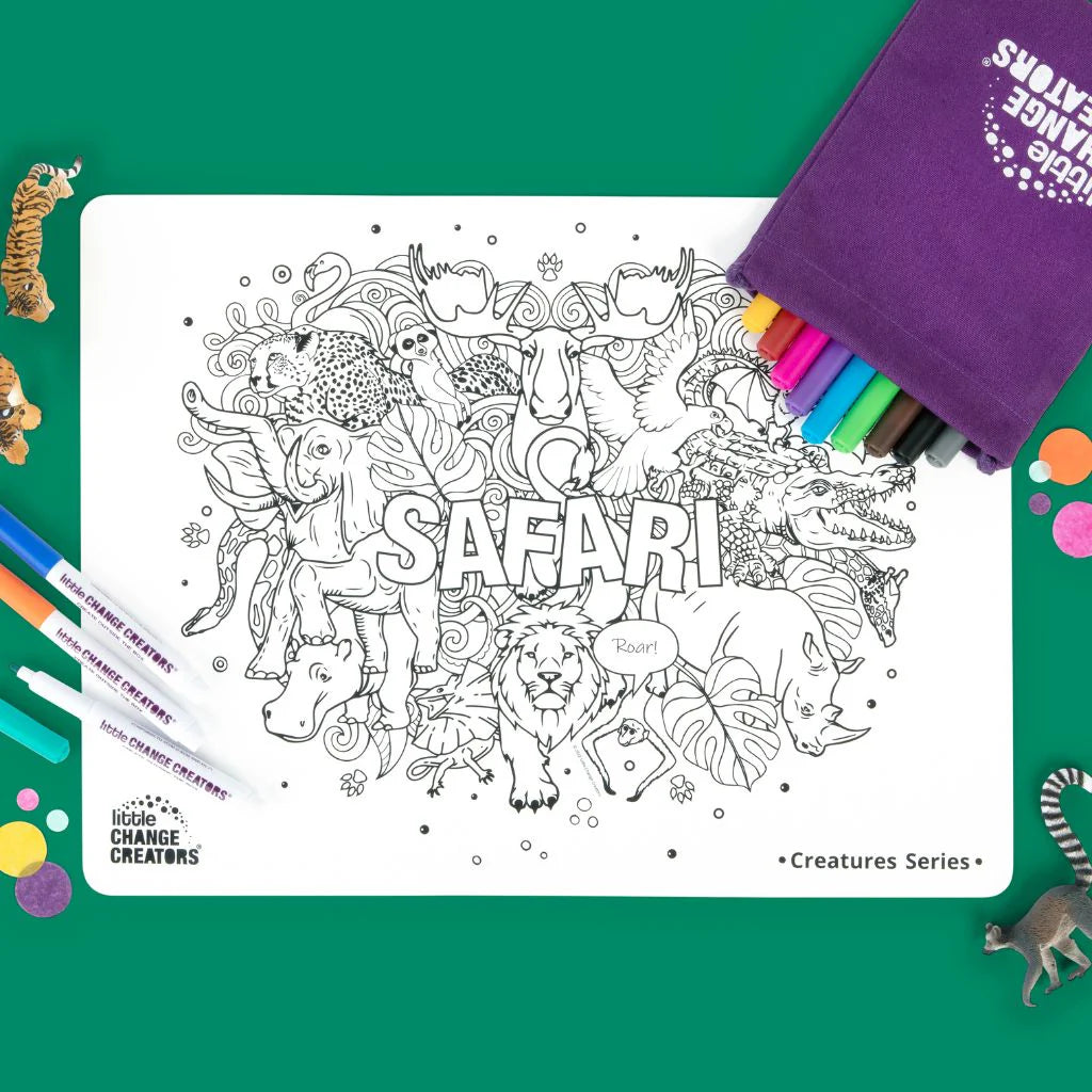 Re-FUN-able™ Colouring Set - SAFARI