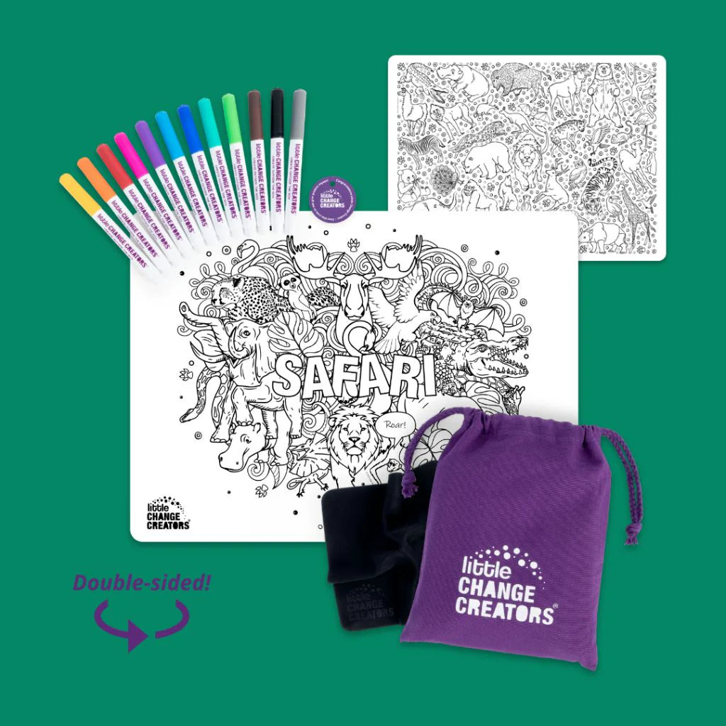Re-FUN-able™ Colouring Set - SAFARI