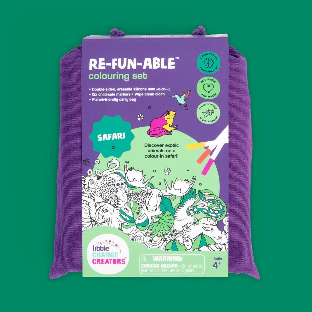 Re-FUN-able™ Colouring Set - SAFARI