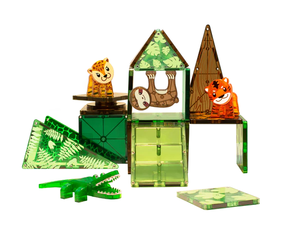 MAGNA-TILES - Jungle Animals - 25 Piece Set