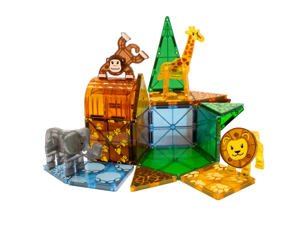 MAGNA-TILES - Safari Animals - 25 Piece Set