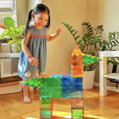 MAGNA-TILES - Classic - 100 Piece Set - Sensory Kingdom