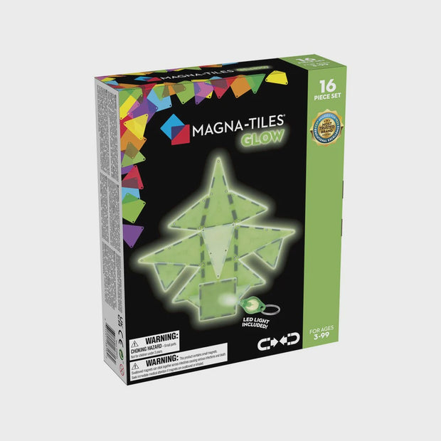 MAGNA-TILES - Glow - 16 Piece Set - Sensory Kingdom