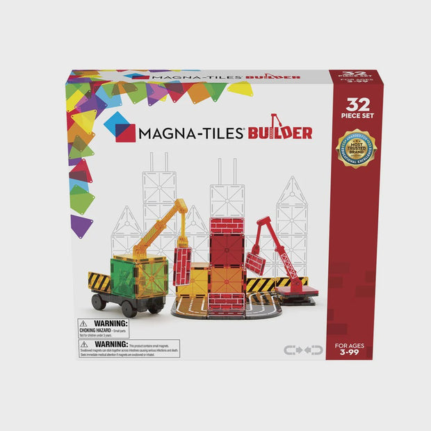 MAGNA-TILES - Builder - 32 Piece Set - Sensory Kingdom