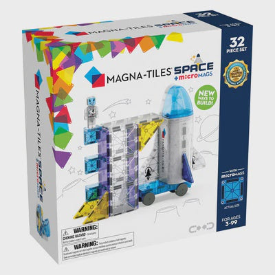 MAGNA-TILES - Space + microMAGS - 32 Piece Set - Sensory Kingdom